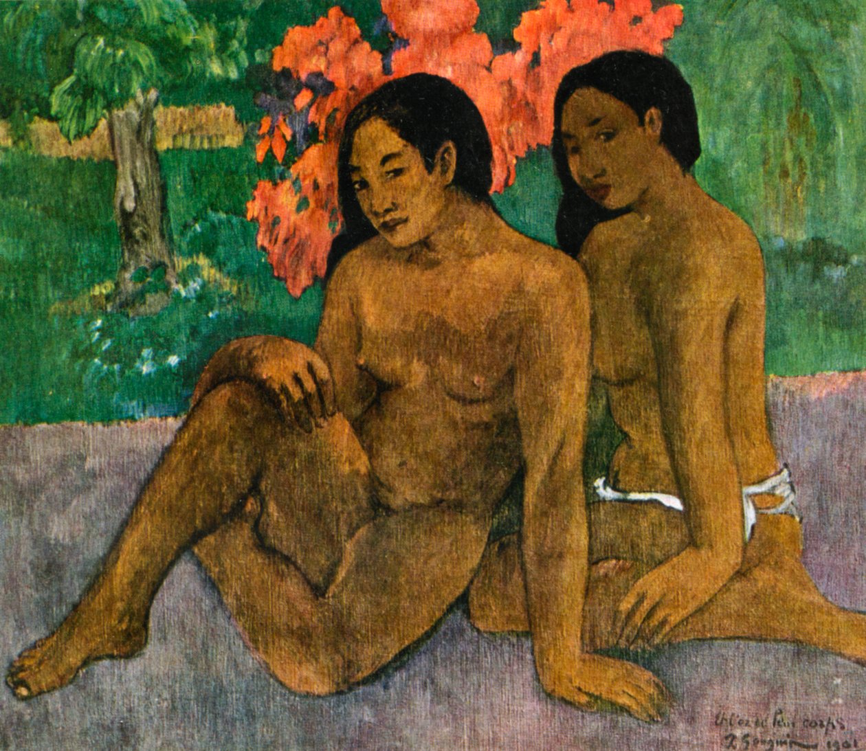 Y el Oro de sus Cuerpos, 1901 de Paul Gauguin