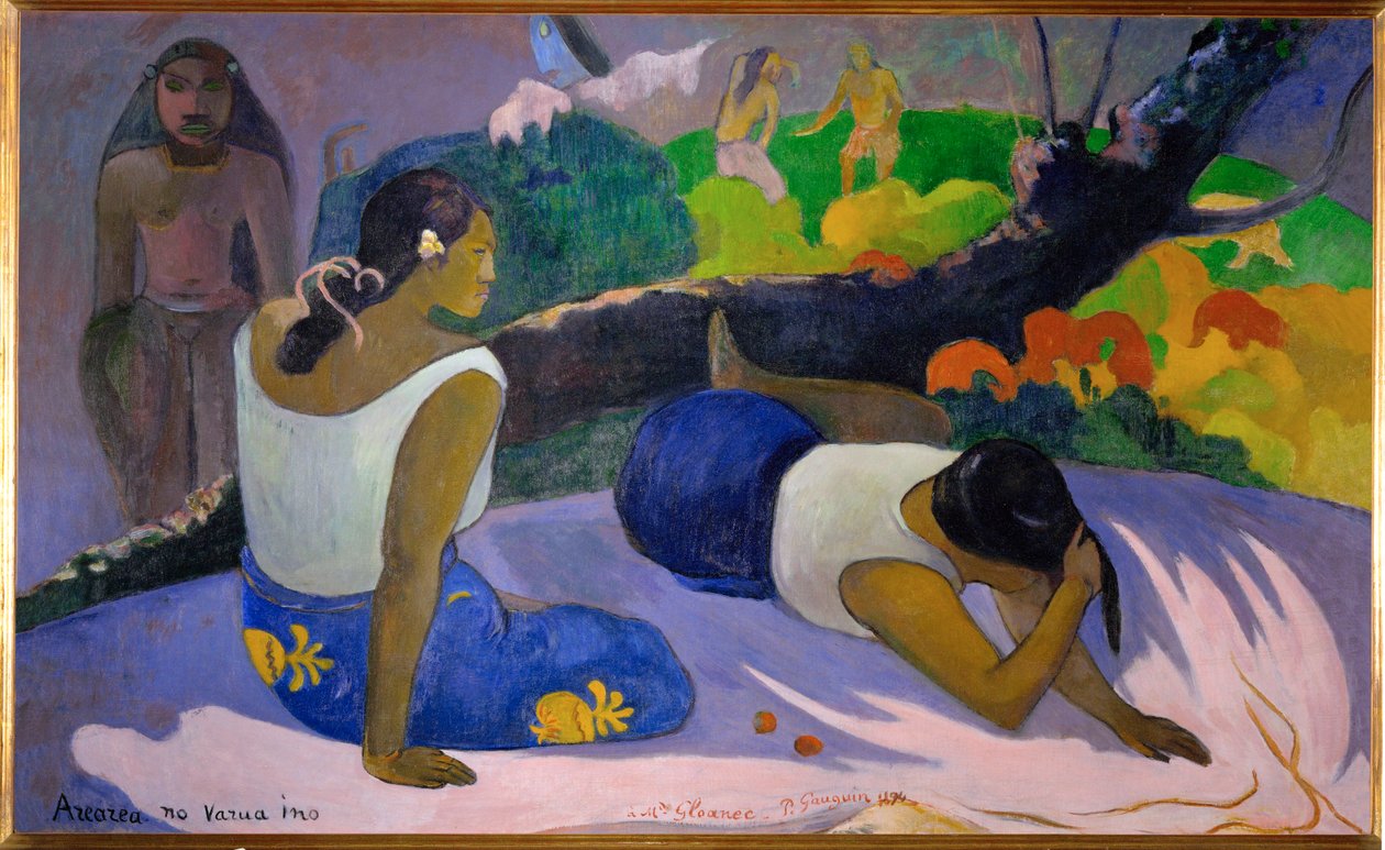 Arearea no vareua ino (óleo sobre lienzo) de Paul Gauguin