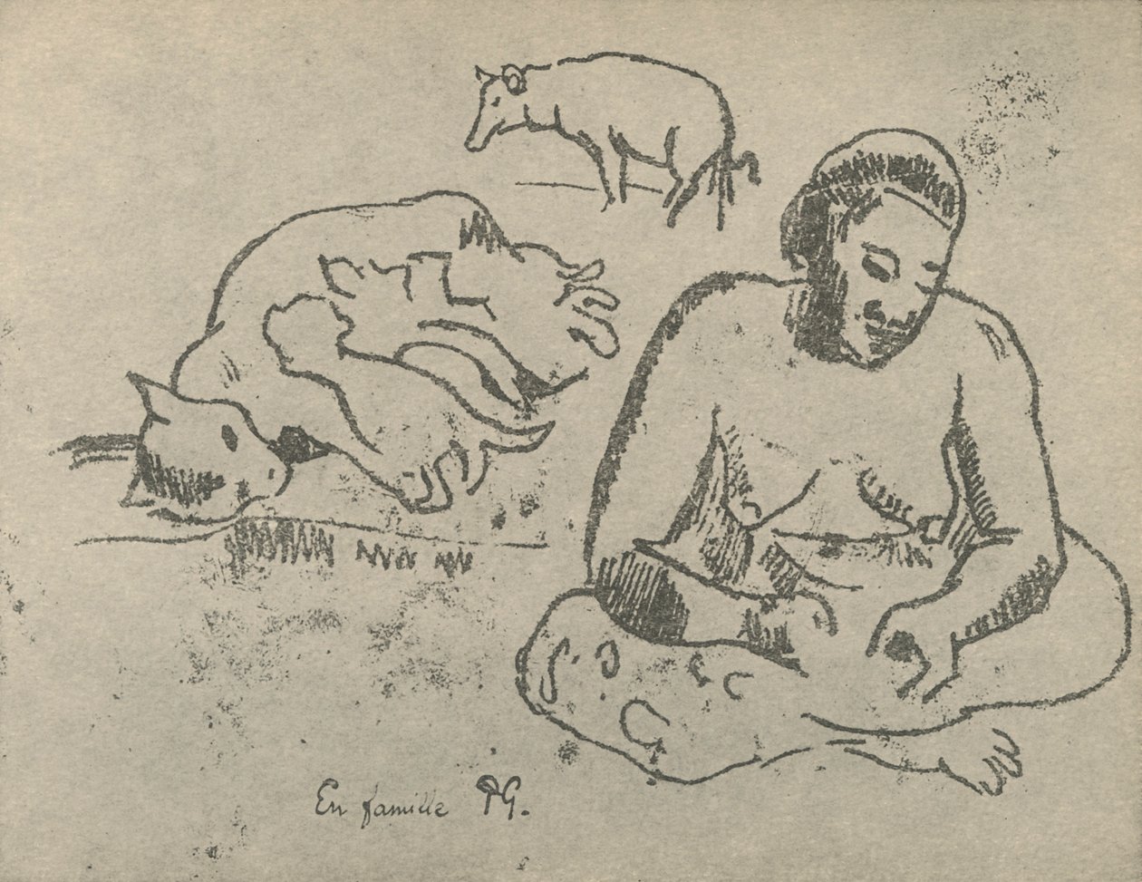 En Casa, 1936 de Paul Gauguin