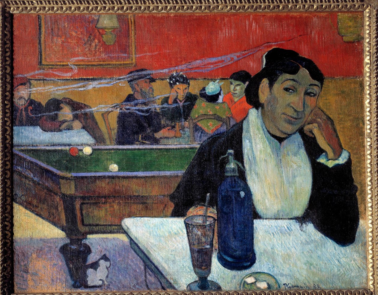 En el café (Arles) de Paul Gauguin