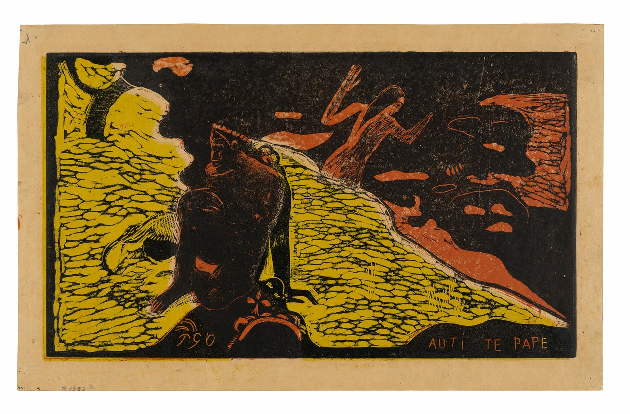 Auti te pape (Mujeres en el río), de la suite Noa Noa de Paul Gauguin