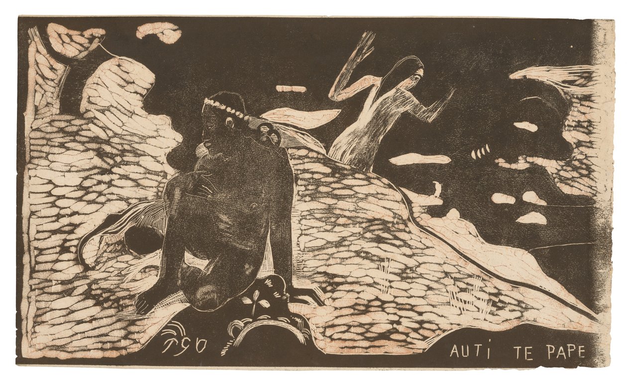 Auti te pape (Mujeres en el río), de la Suite Noa Noa de Paul Gauguin
