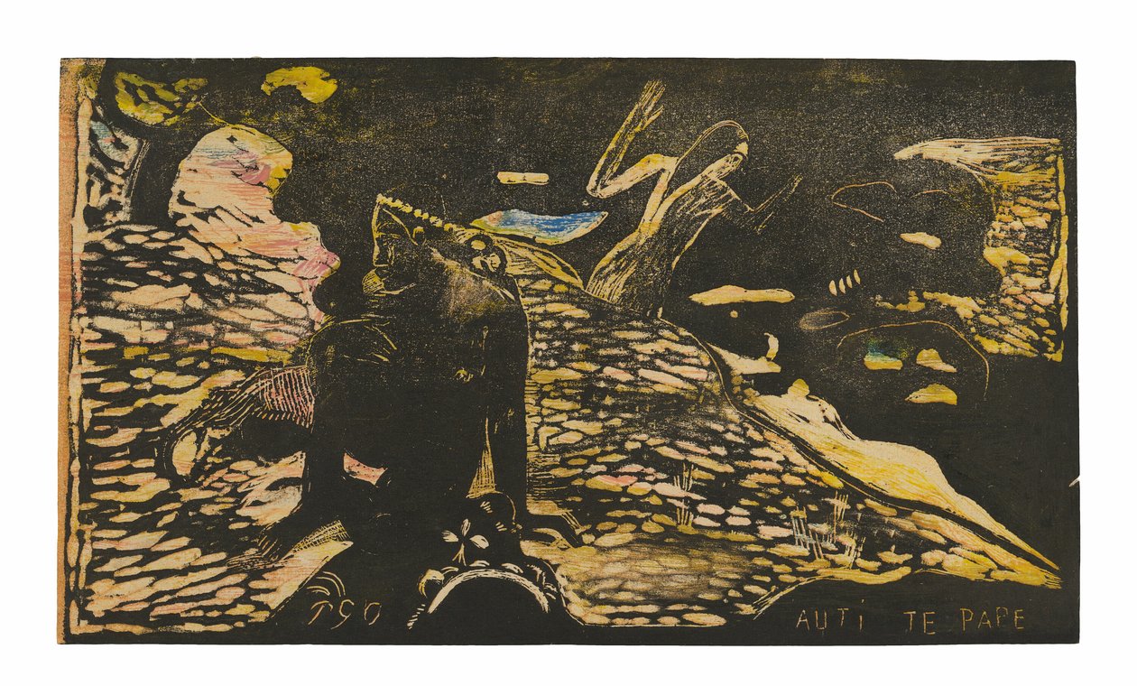 Auti te pape (Mujeres en el río), de la Suite Noa Noa de Paul Gauguin