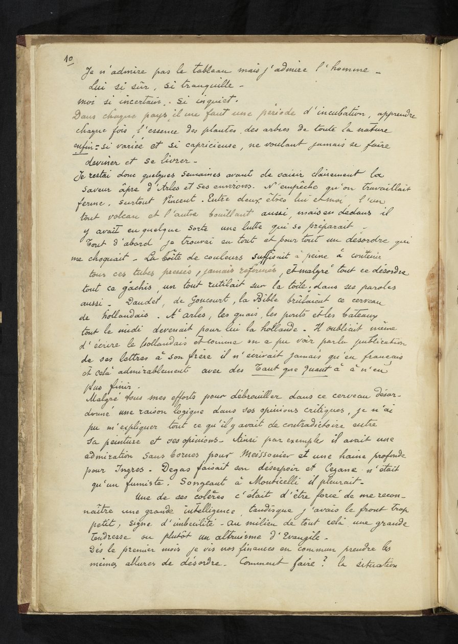 Antes y después - Descripción de la estancia de Gauguin con Vincent van Gogh en Arles (P. 10) de Paul Gauguin
