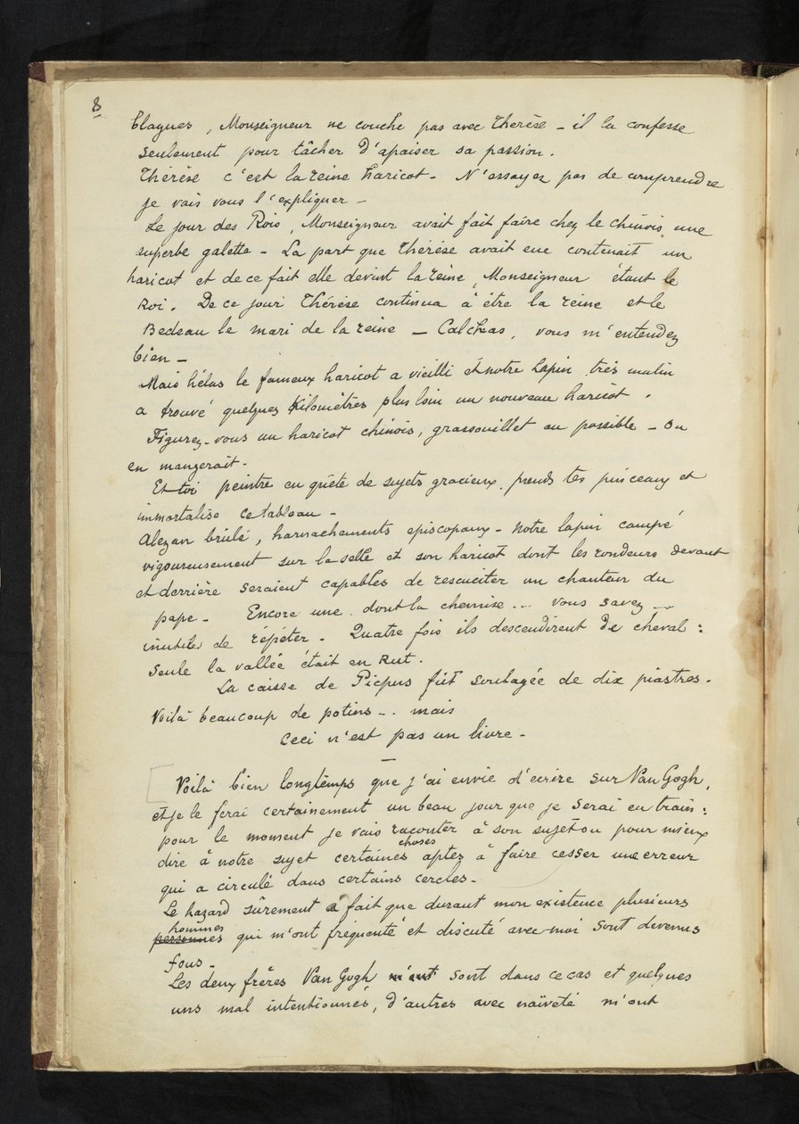 Avant et après - Descripción de la estancia de Gauguin con Vincent van Gogh en Arles (P. 8) de Paul Gauguin