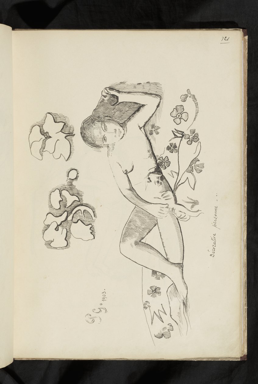 Decorativa persona de Paul Gauguin