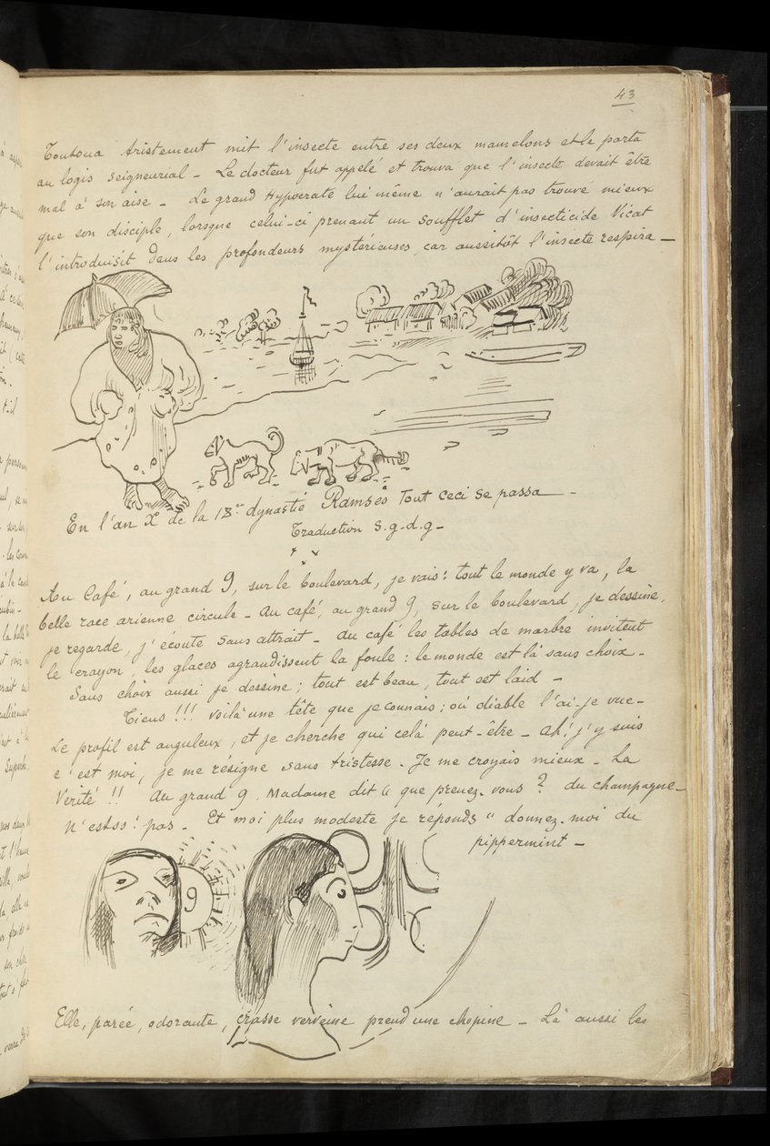Antes y después - texto y dibujos de 