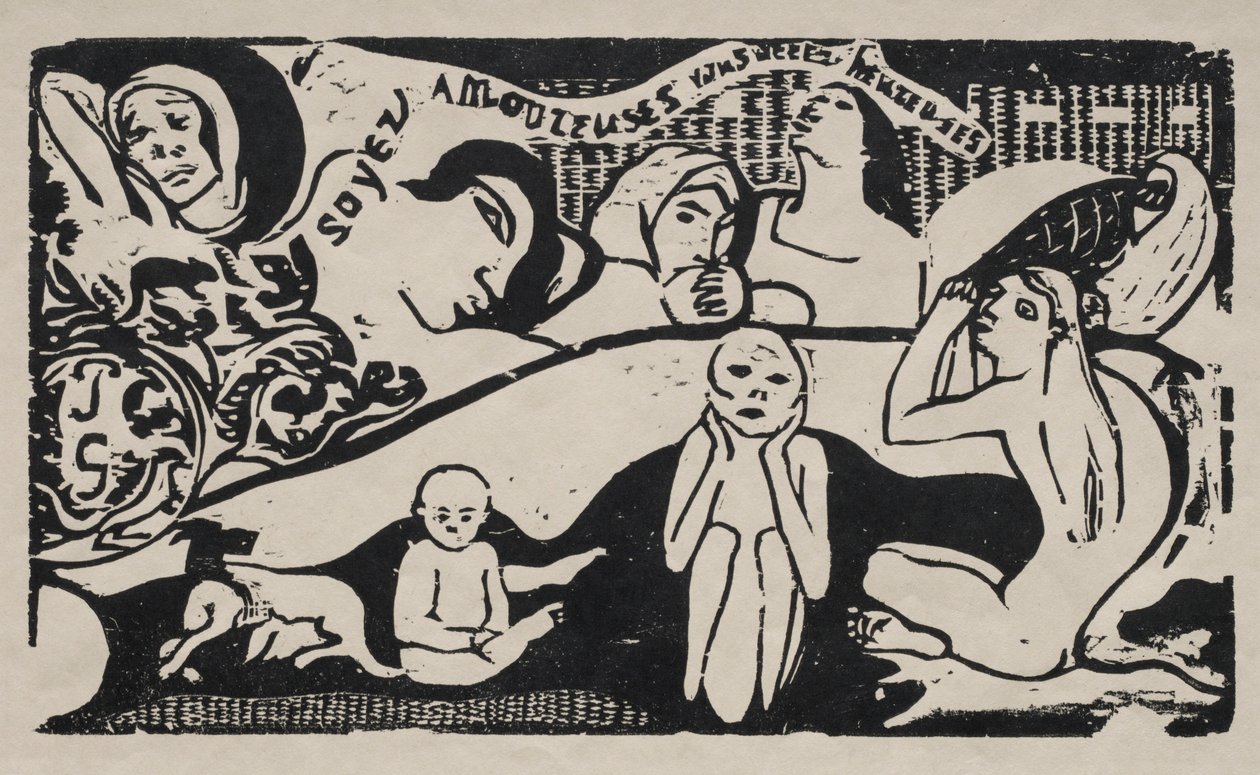 Estar enamorado y serás feliz de Paul Gauguin