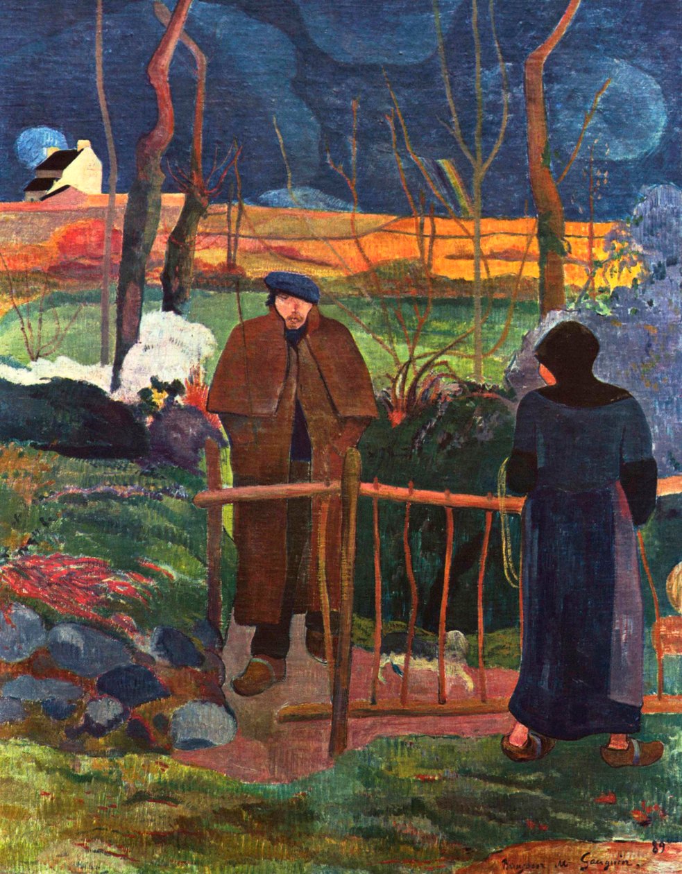 Bonjour Monsieur Gauguin, 1889 de Paul Gauguin