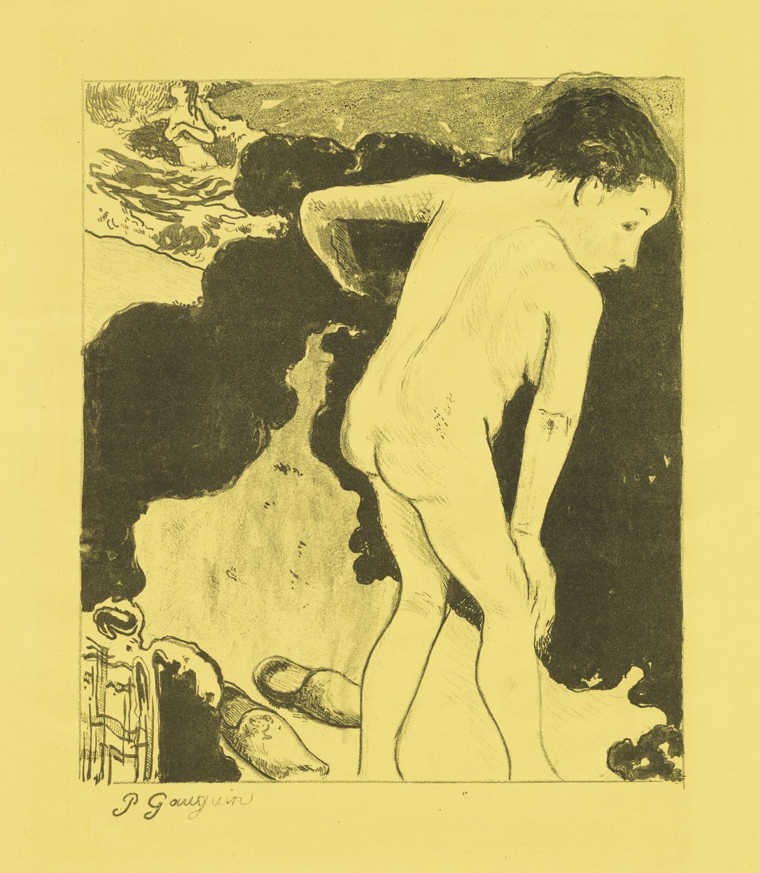 Bañistas bretones de Paul Gauguin