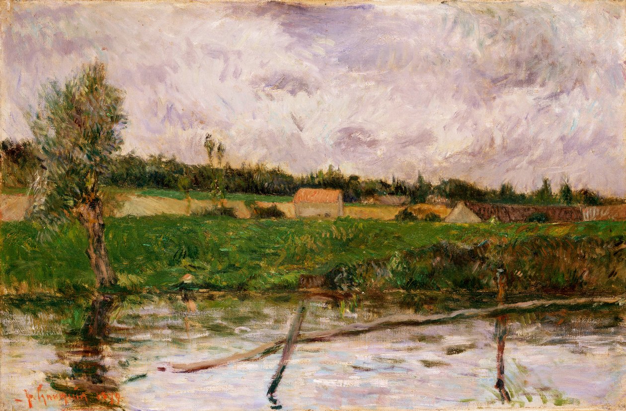 Campo de Bretaña de Paul Gauguin
