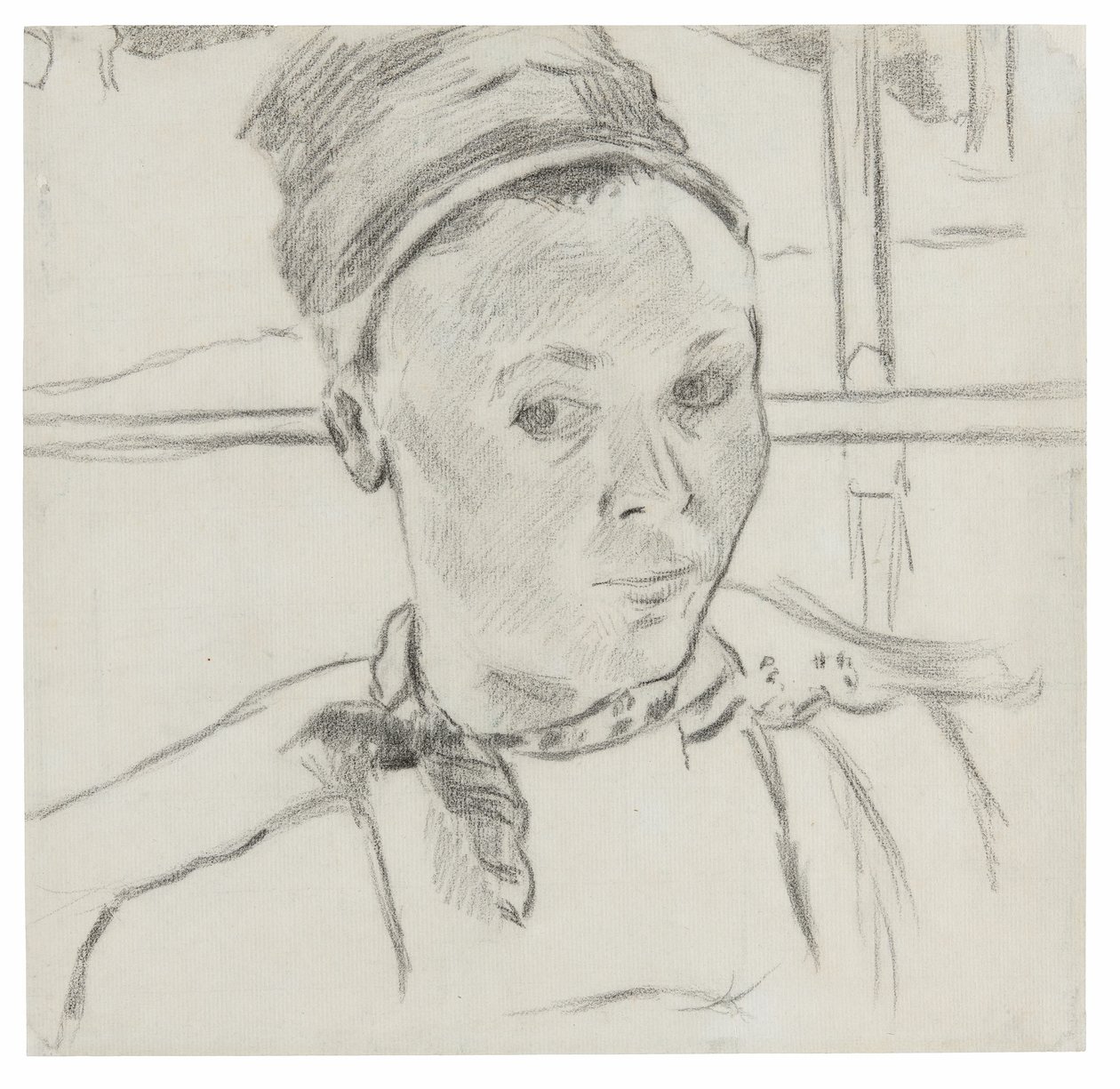 Busto de una joven bretona (posiblemente Marie Lagadu) de Paul Gauguin