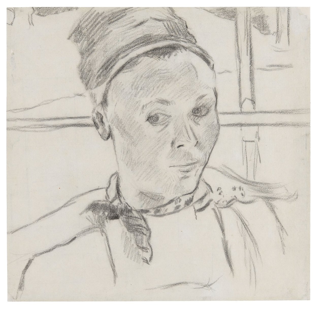 Busto de una joven bretona (posiblemente Marie Lagadu) de Paul Gauguin