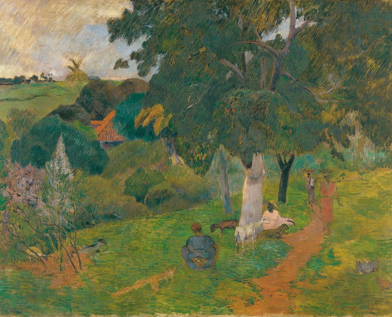 Viniendo y yendo, Martinica de Paul Gauguin