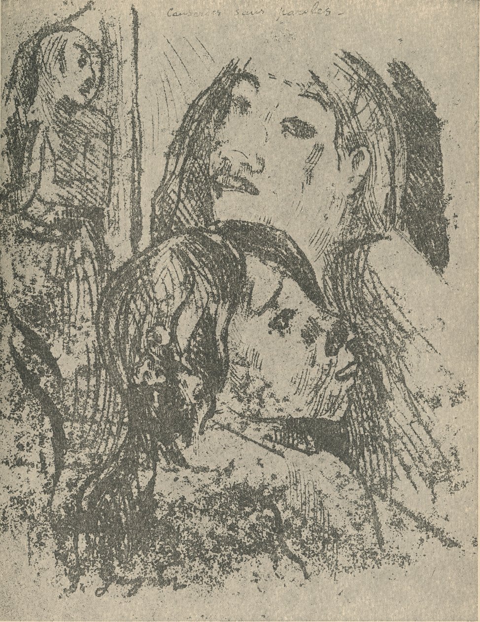 Conversación sin palabras, 1936 de Paul Gauguin