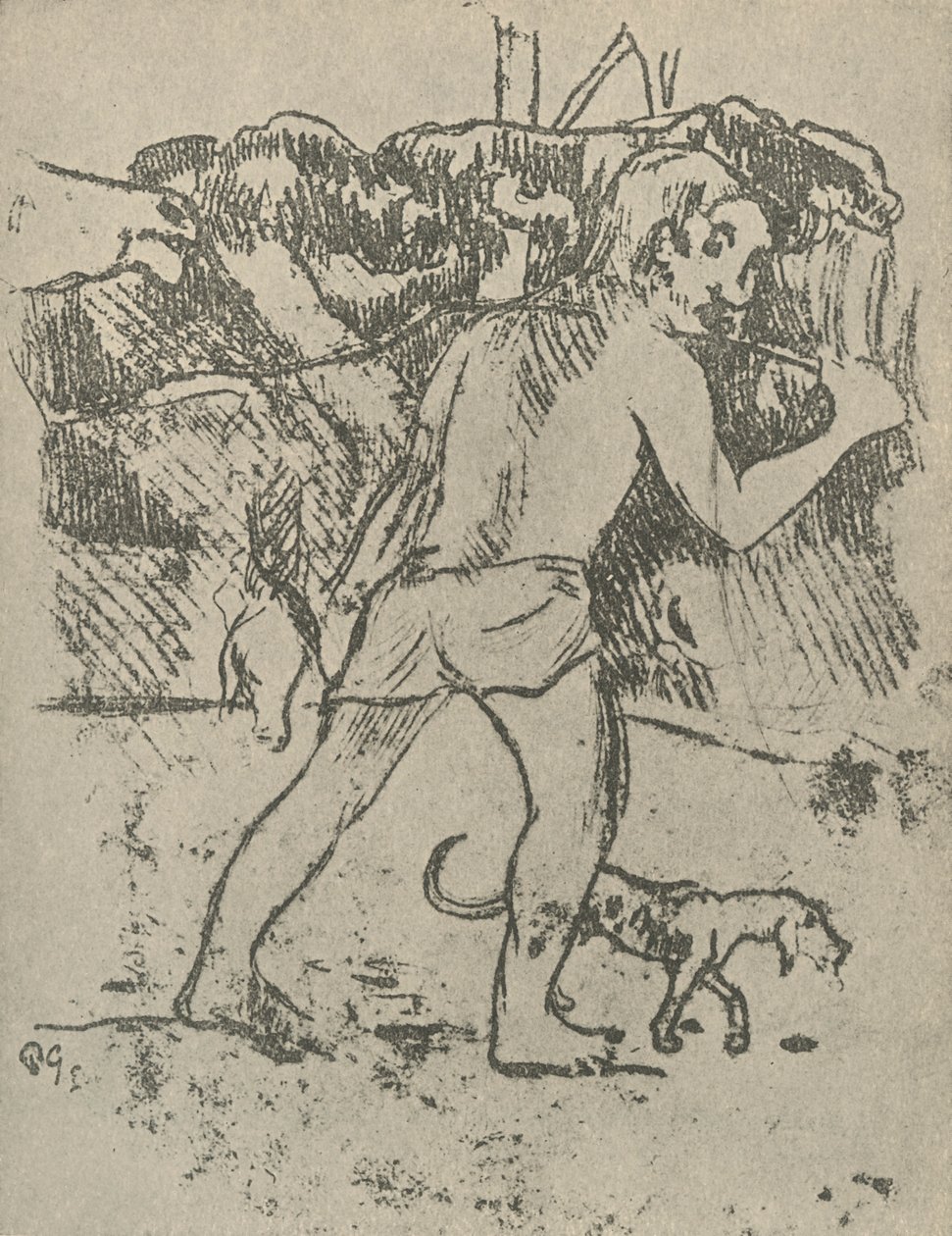 Dibujo, 1936 de Paul Gauguin