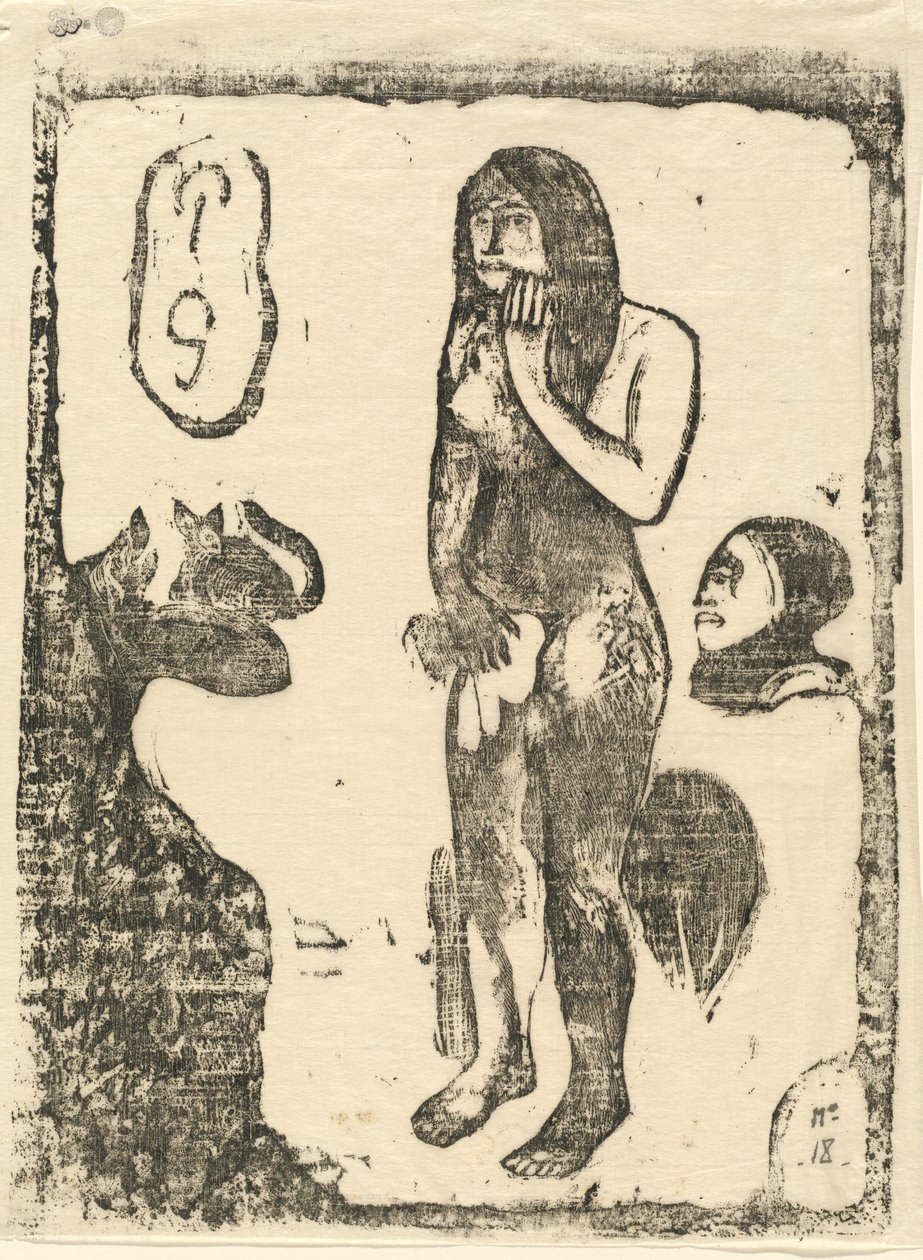 Eva, en o después de 1895 de Paul Gauguin