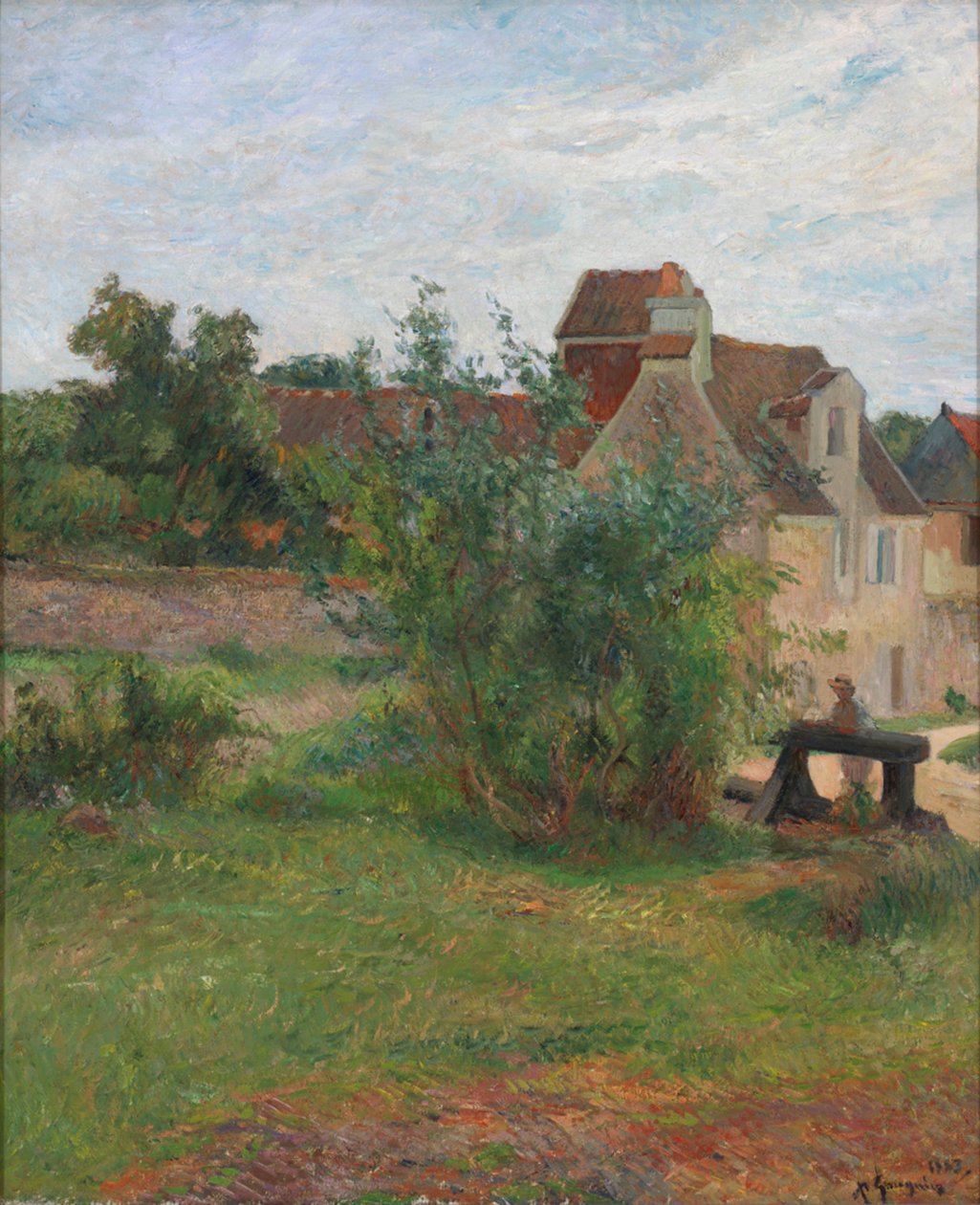 Francés: La Ferme de Busagny à Osny Granja de Busagny, Osny de Paul Gauguin