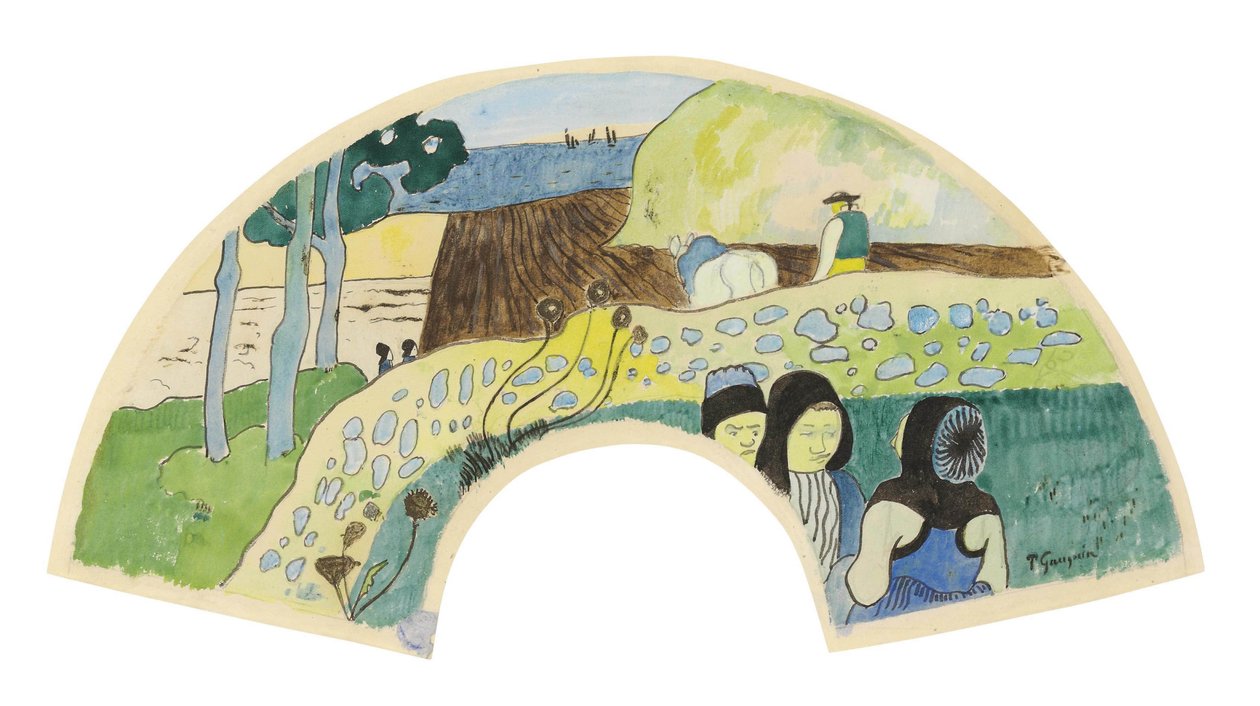 Francés: Scène bretonne de Paul Gauguin