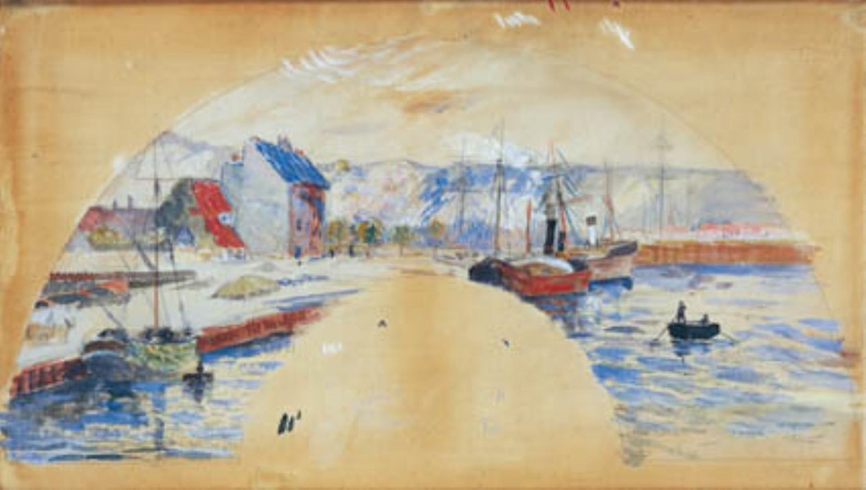Vista del puerto de Paul Gauguin