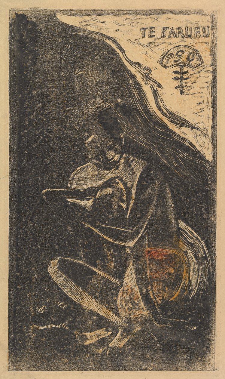 Aquí hacemos el amor Te Faruru, de Fragrance Noa Noa de Paul Gauguin