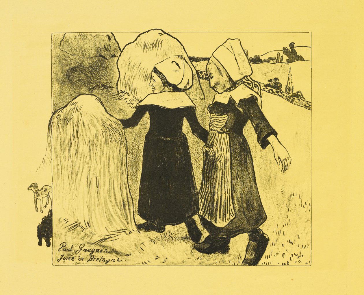 Freuden der Bretagne de Paul Gauguin