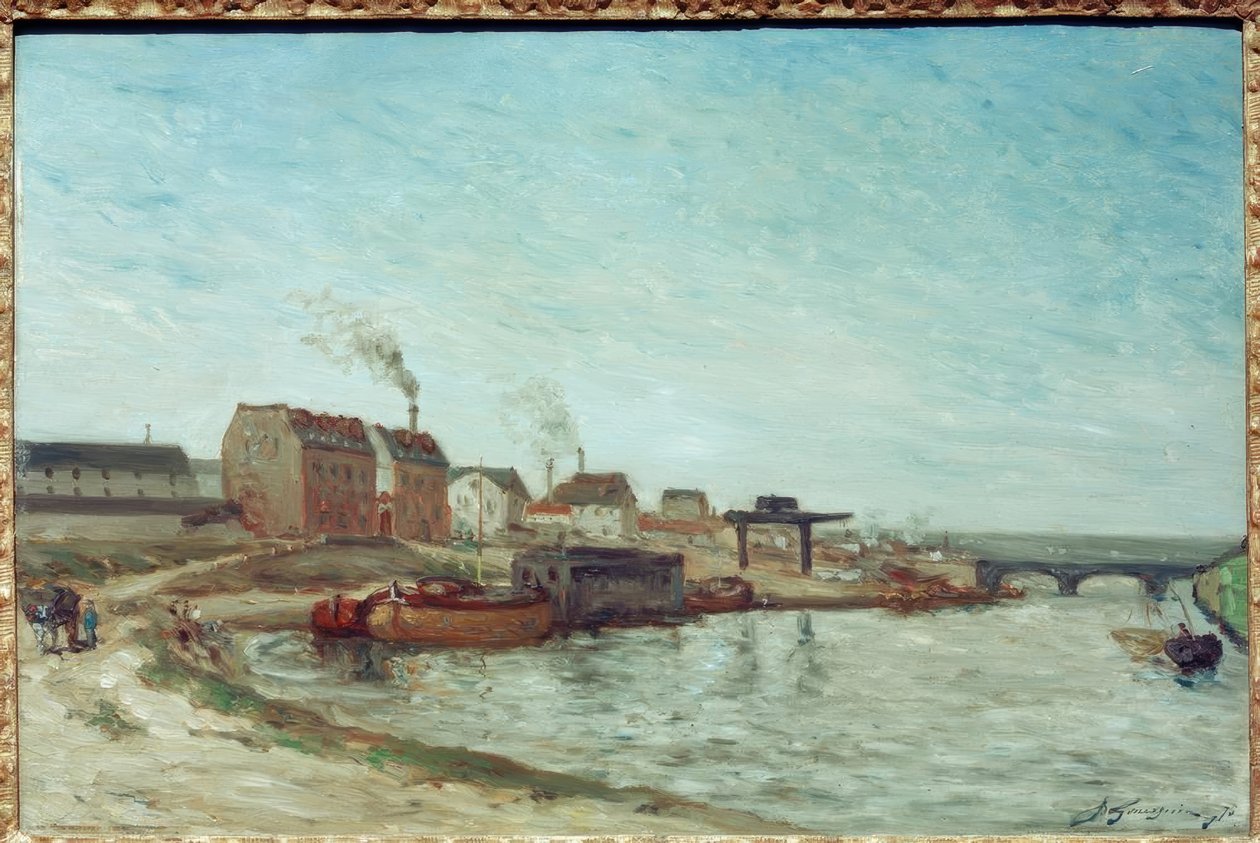 El Sena en el Puente de Grenelle de Paul Gauguin