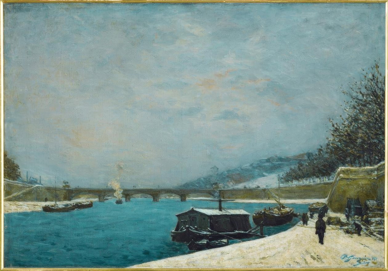 El Sena en el puente de Jena de Paul Gauguin