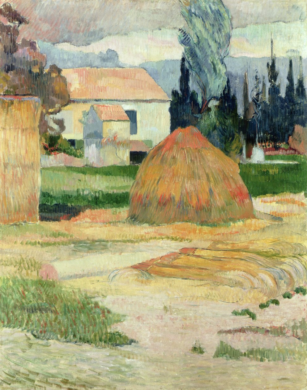 Paisaje cerca de Arles de Paul Gauguin