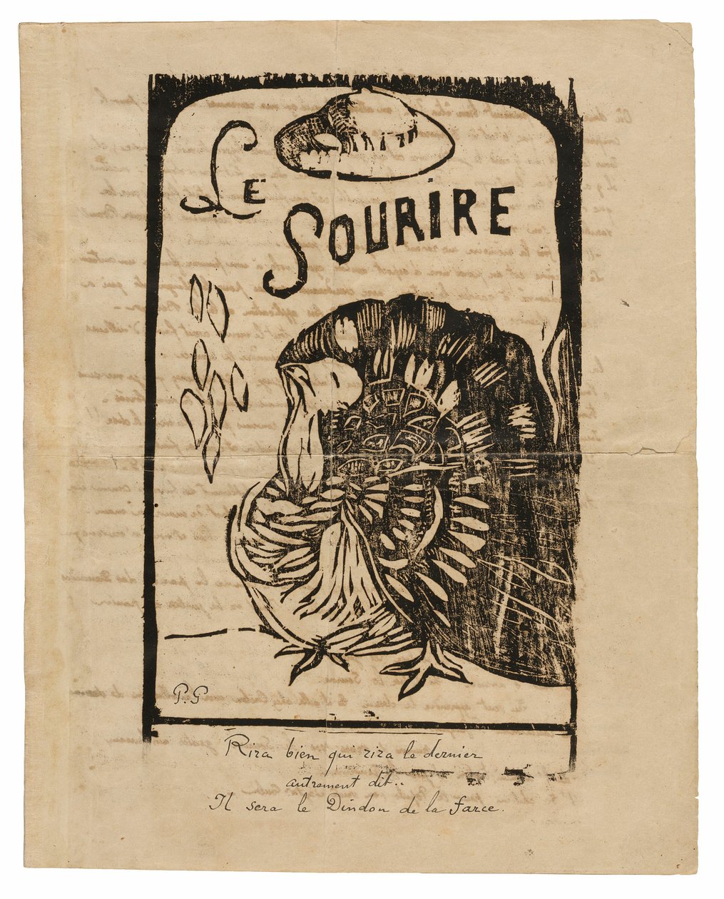 Le sourire: Journal méchant, Mar. 1900 de Paul Gauguin
