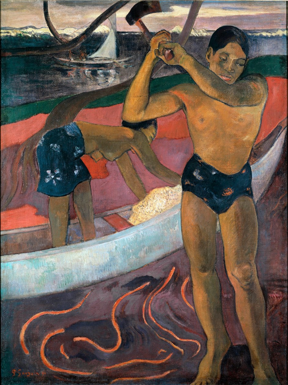 El hombre con el hacha de Paul Gauguin