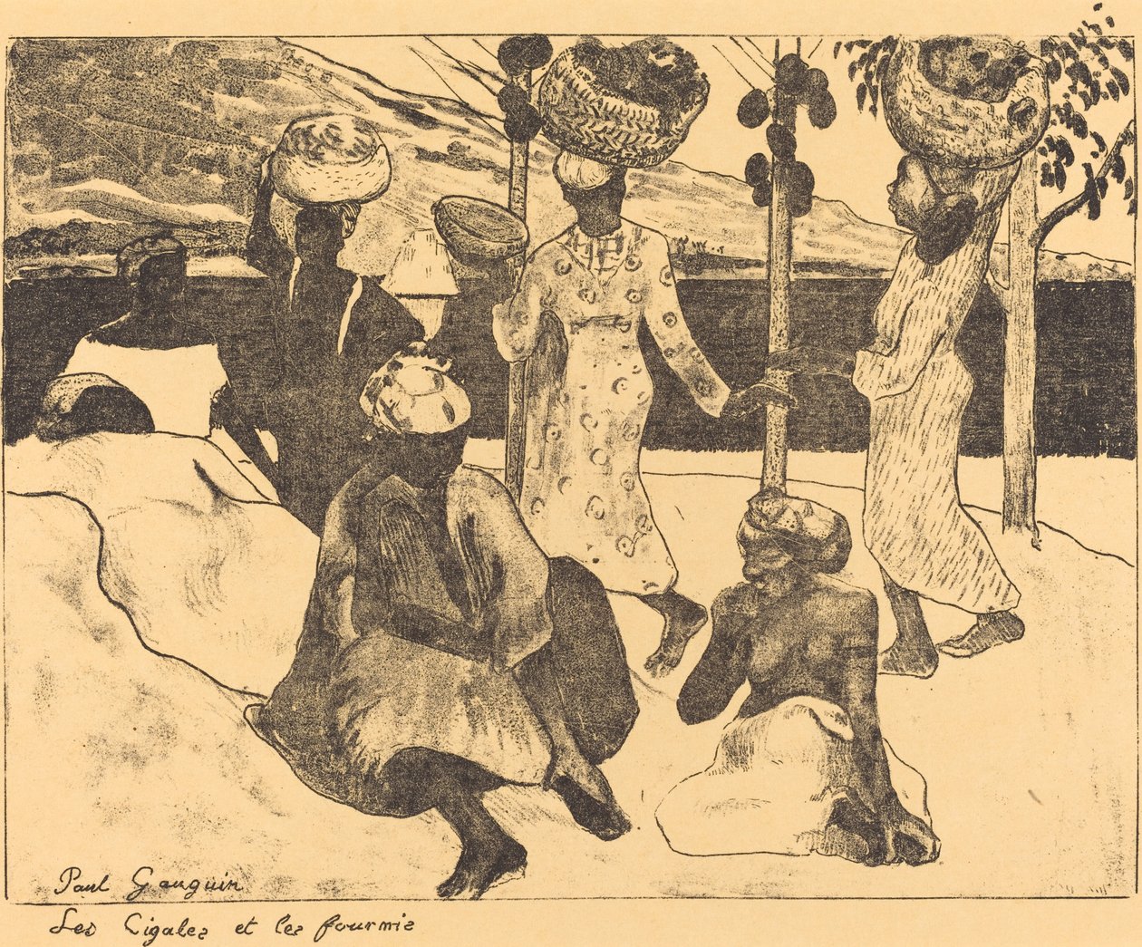 Langostas y hormigas: Un recuerdo de Martinica de Paul Gauguin