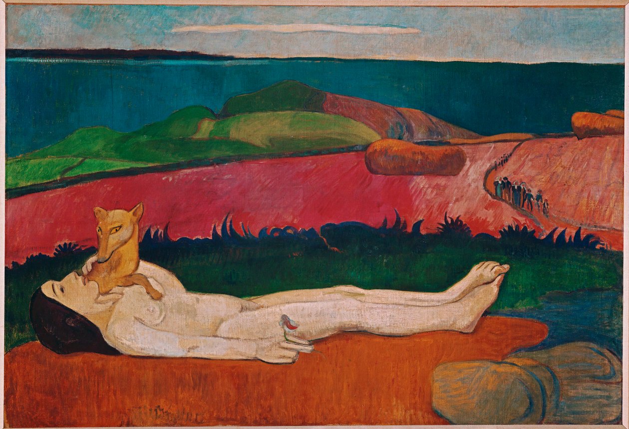 Pérdida de la virginidad (óleo sobre lienzo) de Paul Gauguin