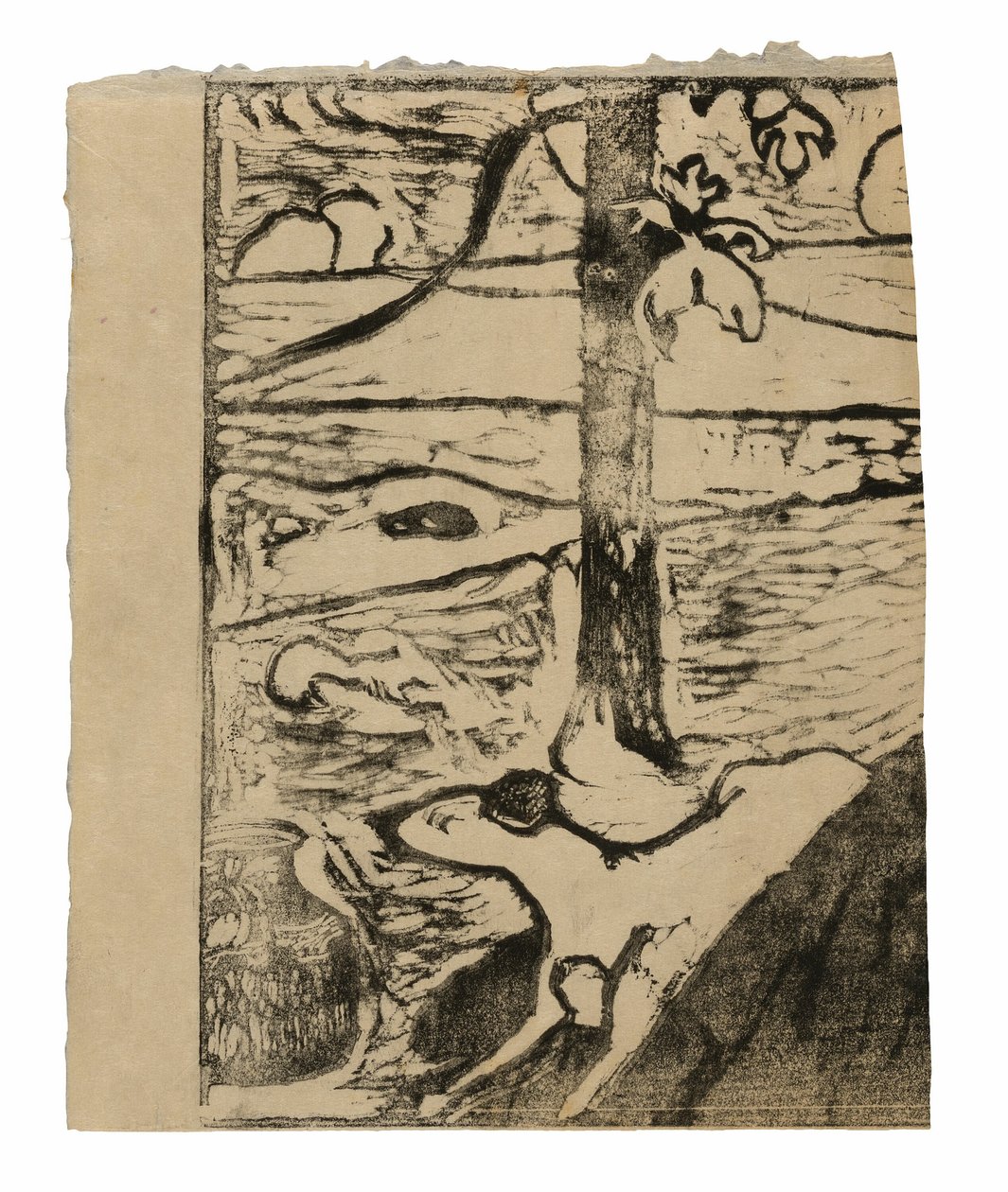 Manao tupapau (Ella Piensa en el Fantasma o El Fantasma Piensa en Ella) de Paul Gauguin