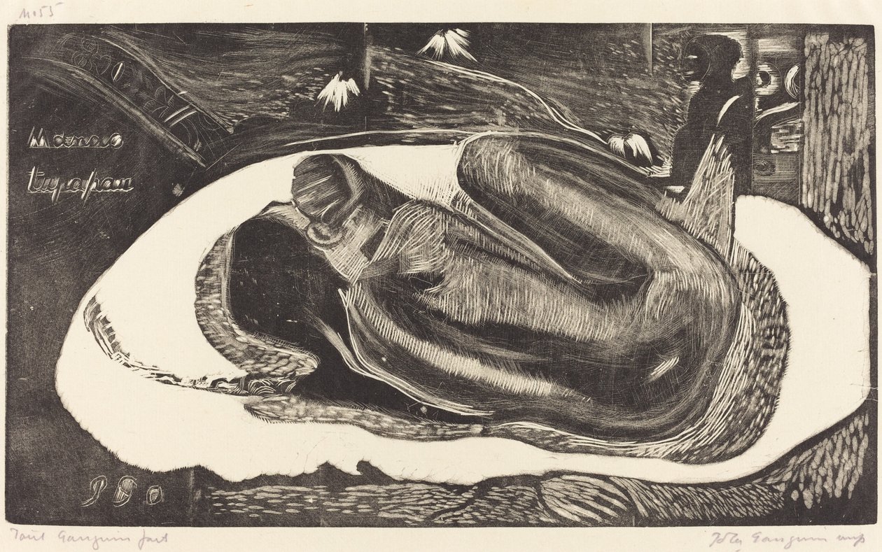 Manoa Tupapau (Ella es perseguida por un espíritu) de Paul Gauguin