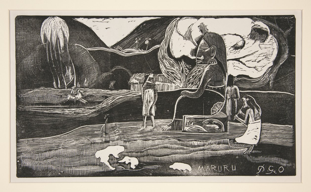Maruru; Merci: una ofrenda de gratitud de Paul Gauguin