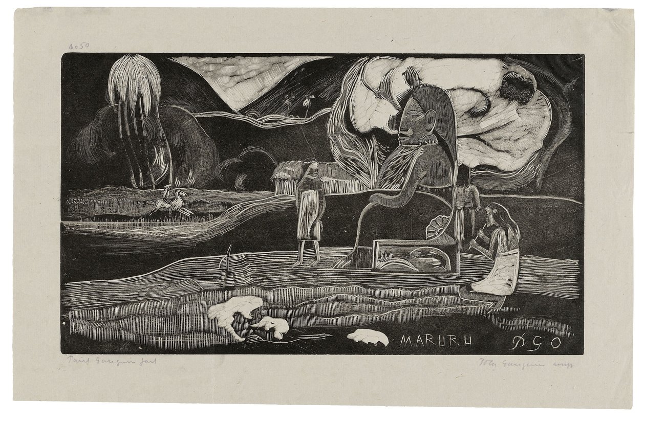 Maruru, Ofrendas de Gratitud, de Noa Noa, 1894 de Paul Gauguin