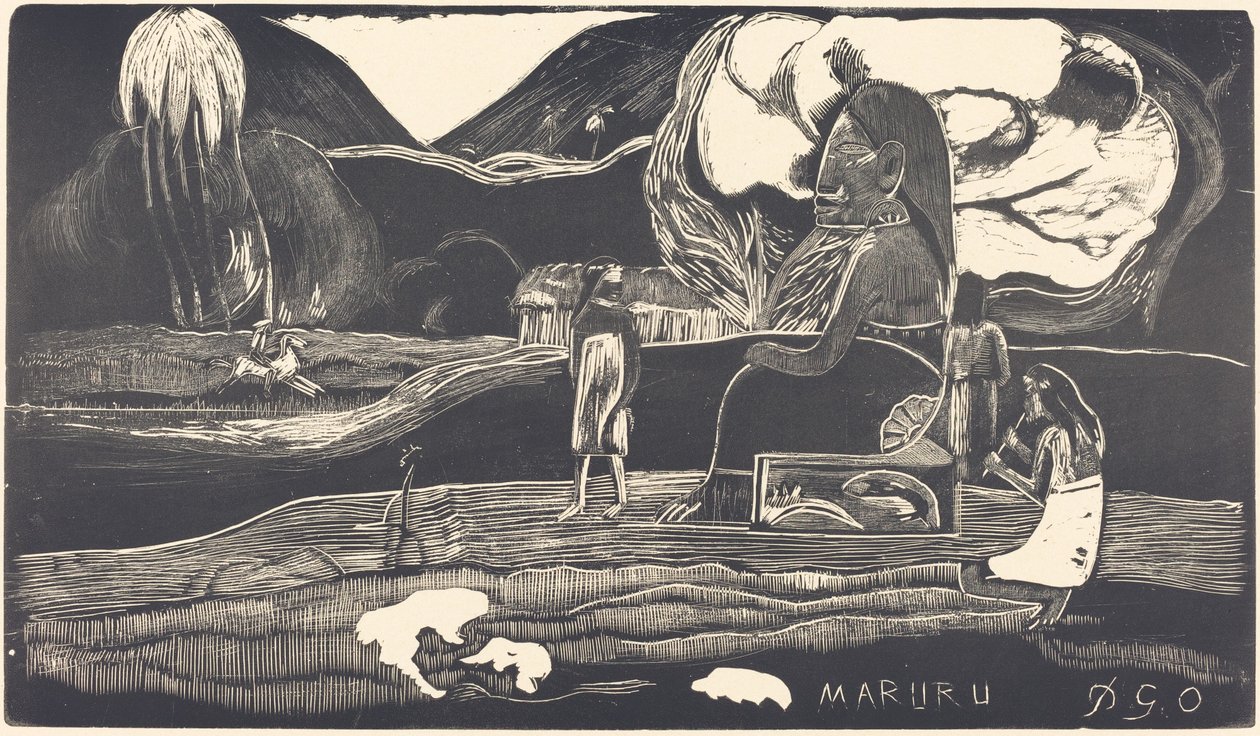 Maruru Gracias, 1894-1895 de Paul Gauguin