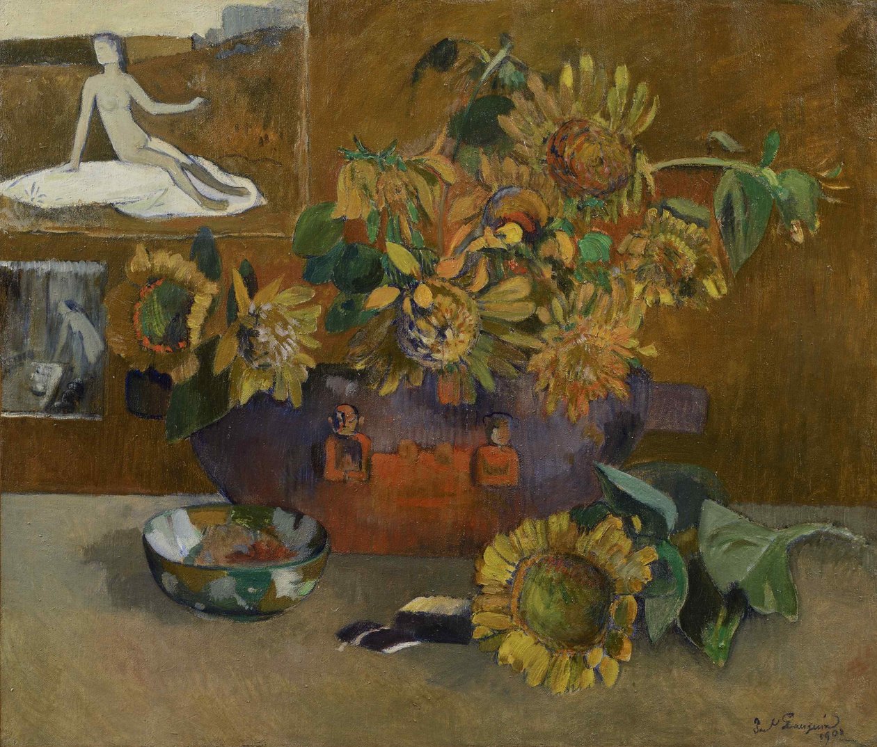 Naturaleza muerta con la Esperanza, 1901 de Paul Gauguin