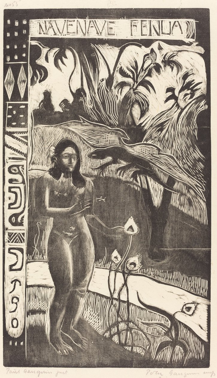 Nave Nave Fenua Tierra Deliciosa, 1894-1895 de Paul Gauguin
