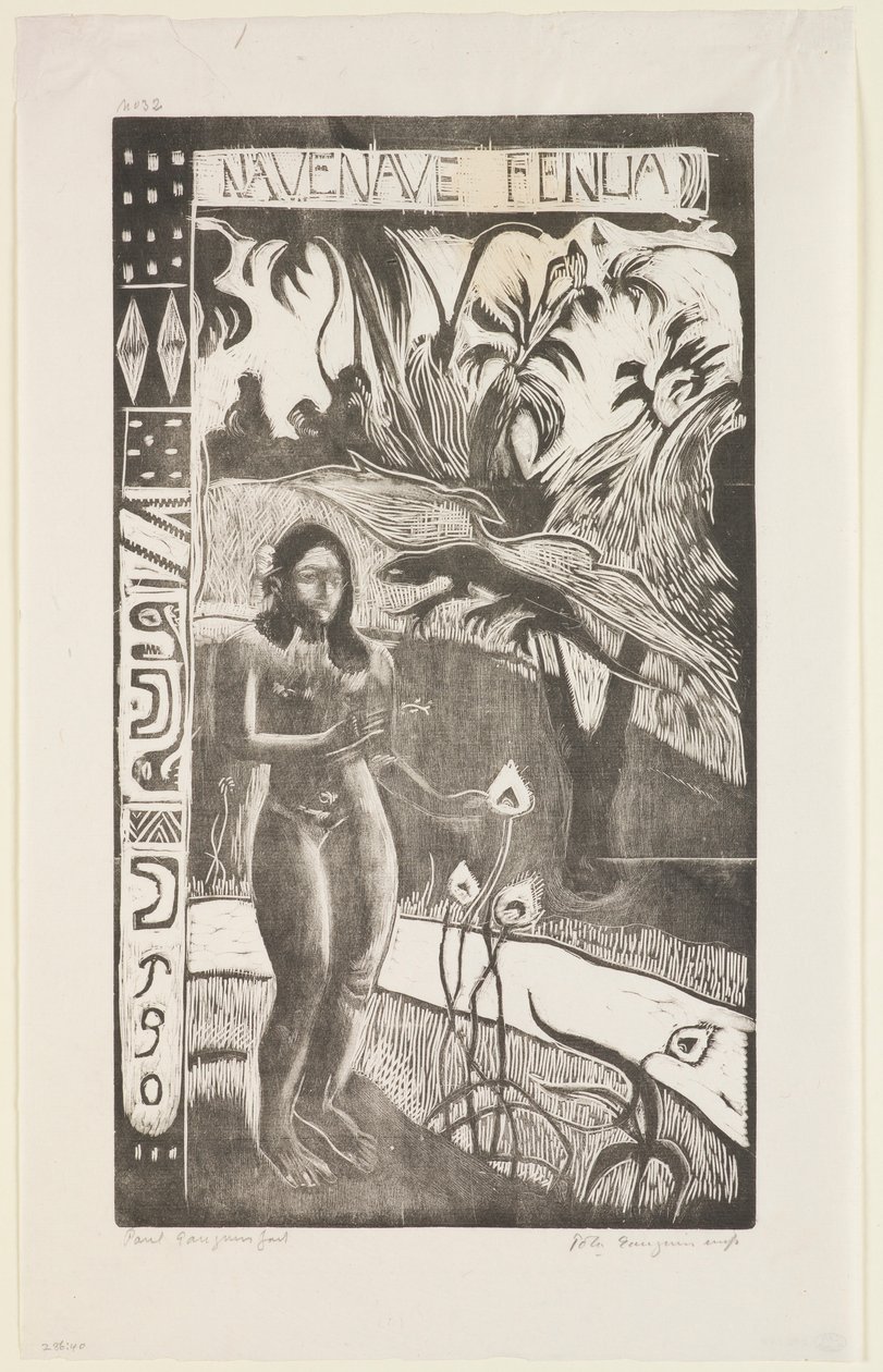 Nave Nave Fenua, de la serie "Noa Noa" de Paul Gauguin