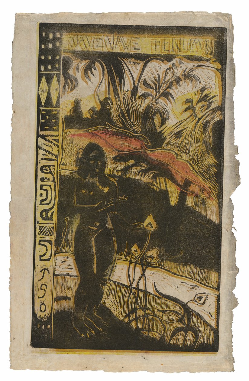 Nave nave fenua (Tierra encantadora), de la suite Noa Noa de Paul Gauguin