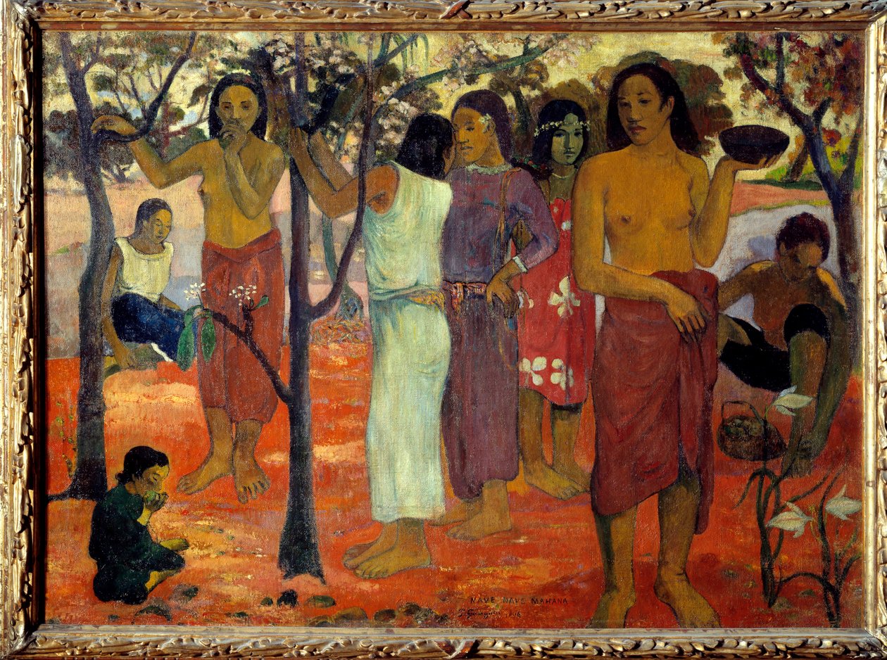 Nave nave mahana (Días deliciosos) de Paul Gauguin
