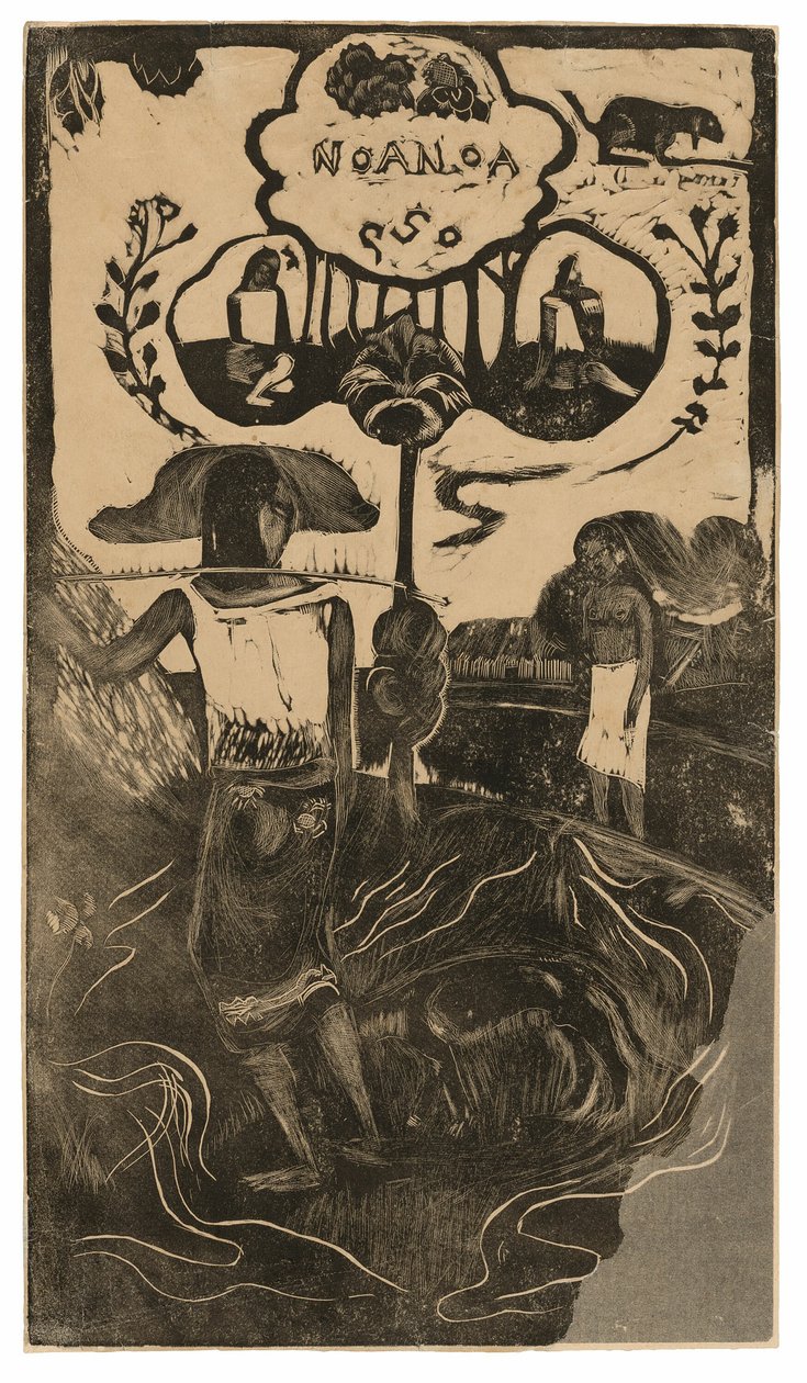 Noa Noa (Fragante), de la Suite Noa Noa de Paul Gauguin