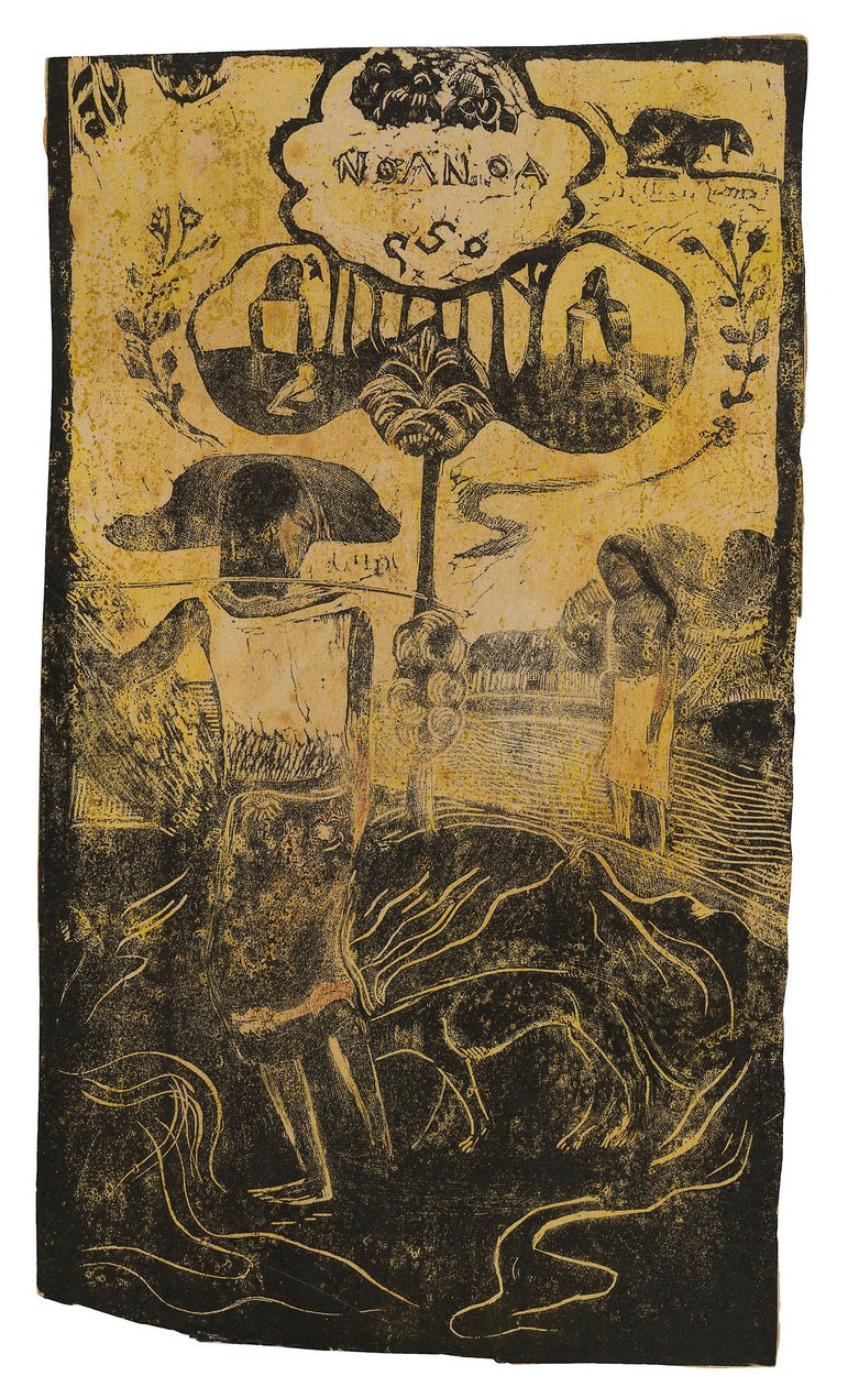 Noa Noa (Fragante), de la Suite Noa Noa de Paul Gauguin