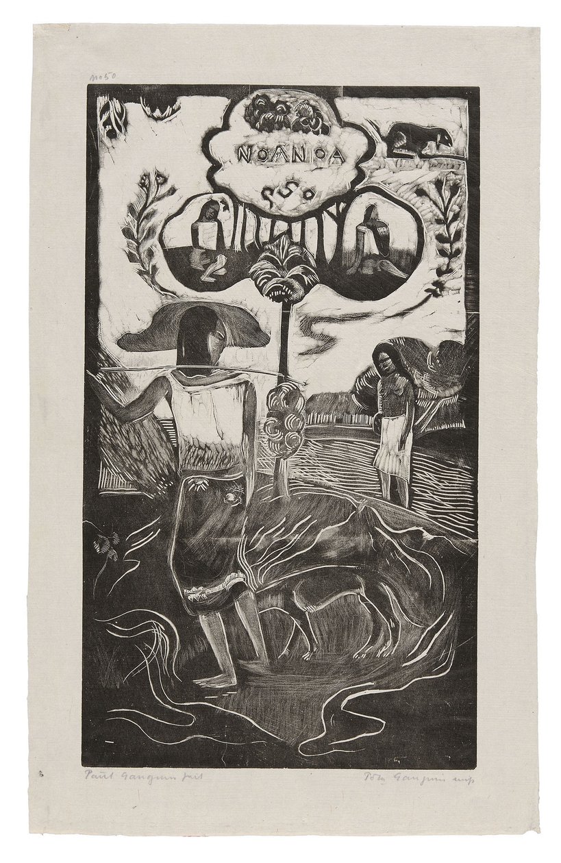 Noa Noa (Fragante), de la Suite Noa Noa de Paul Gauguin