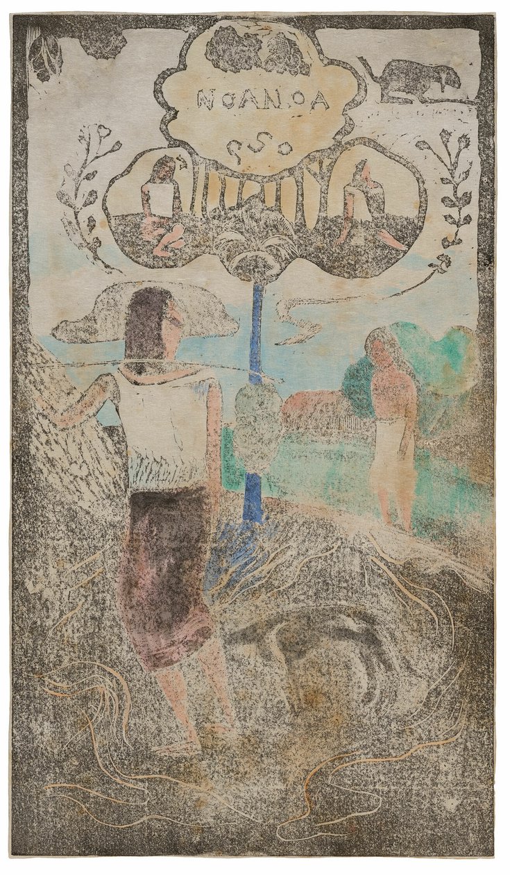 Noa Noa (Fragante), de la Suite Noa Noa de Paul Gauguin