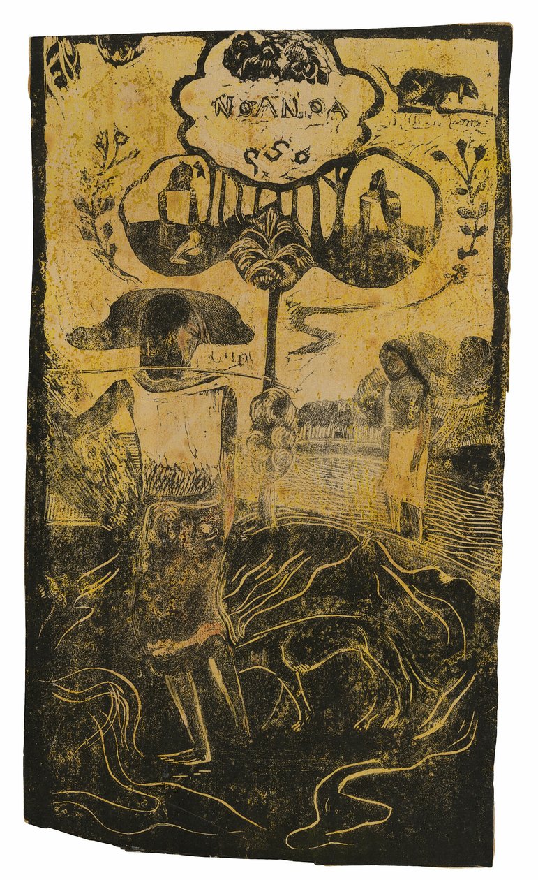 Noa Noa (Fragante), de la Suite Noa Noa de Paul Gauguin