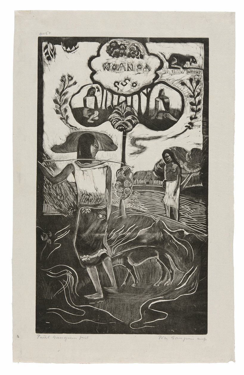 Noa Noa (Fragante), de la Suite Noa Noa de Paul Gauguin