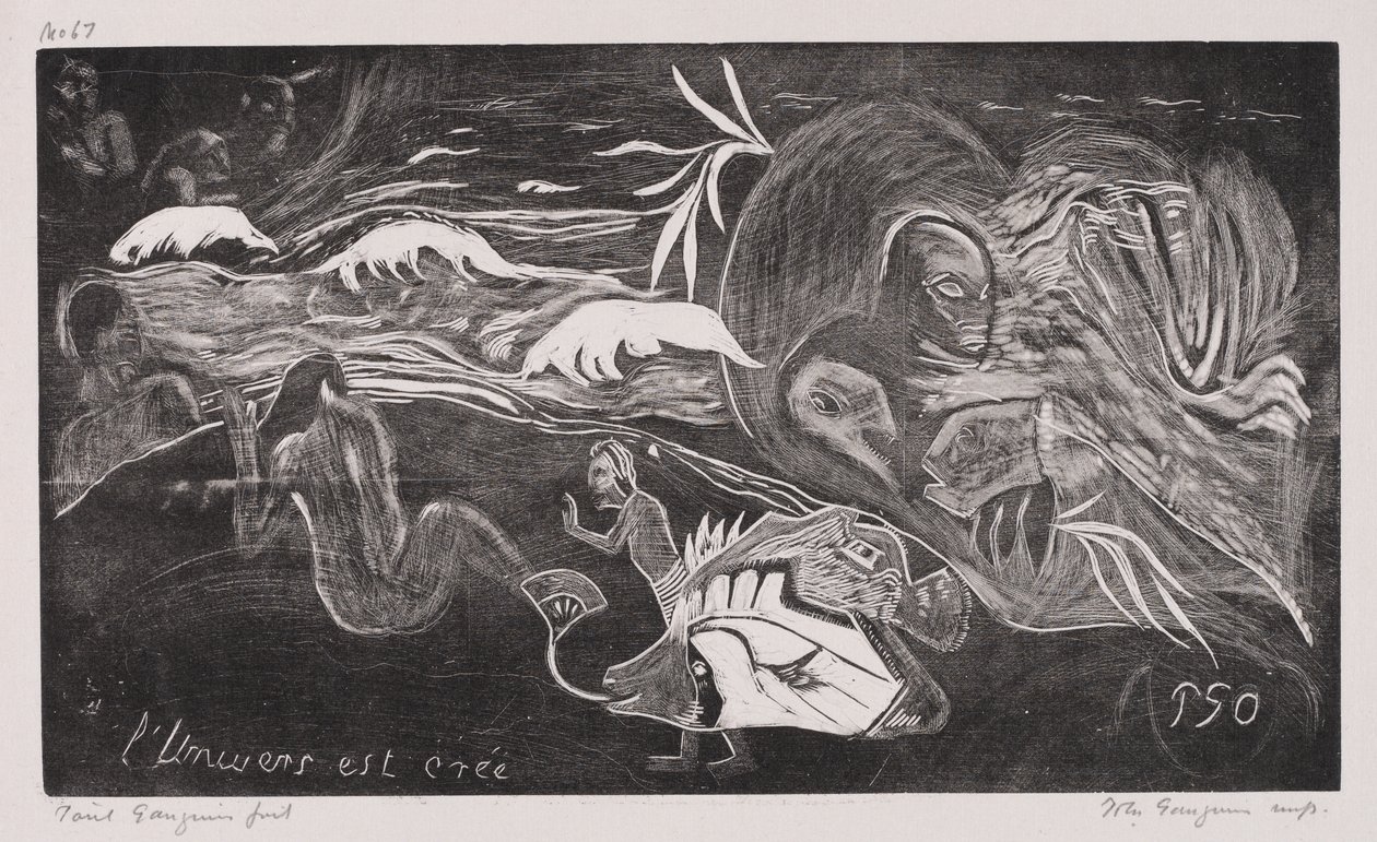 Noa Noa: El universo es creado de Paul Gauguin